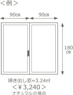 掃き出し窓=3.24㎡\3,240